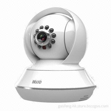 IP Camera/Babies' Monitor, Viewing on PC/Tablet PC/Smartphone with Motion and Voice Trigger